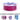 ZIRO Tri-Color Matte PLA Filament – 1.75 mm 1kg - Frosted Berry 3D printer filament