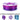 ZIRO Gradient Glitter Twinkling PLA Filament 1.75mm 1kg - Lavender 3D printer filament