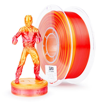 π Gradient Silk PLA Filament 1.75mm 1kg - Passionate 3D printer filament