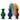 ZIRO Tri-Color Matte PLA Filament – 1.75 mm 1kg - Rusted Jungle 3D printer filament