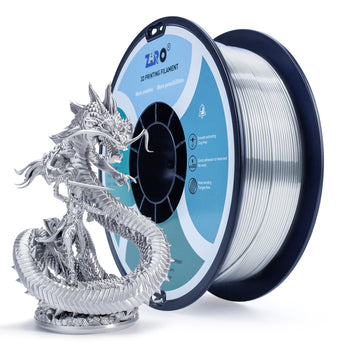 ZIRO Silky PLA Filament 1.75mm 1kg - Silver 3D printer filament